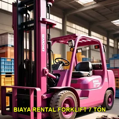 biaya rental forklift 7 ton